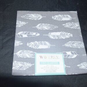Waverly Inspirations Fat Quarter - "Feathers Steel"